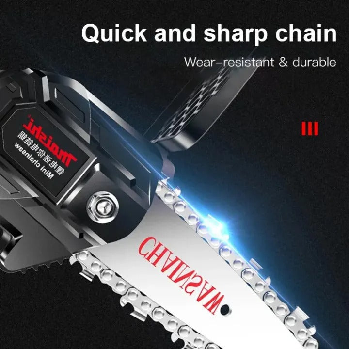 Rechargeable Cordless Mini Chainsaw!